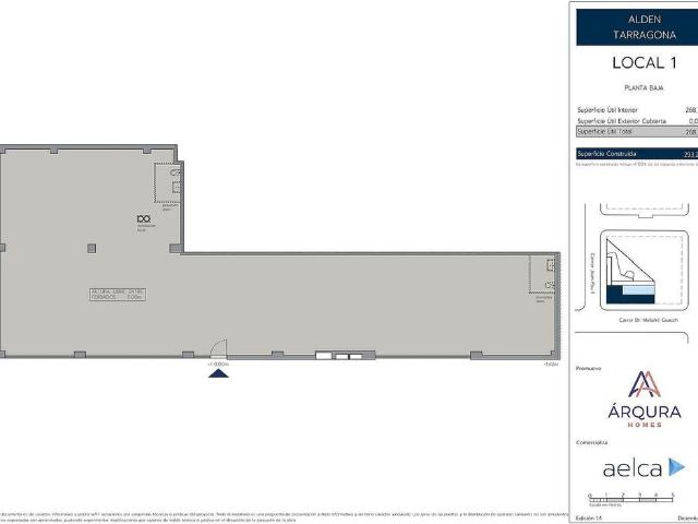 Local en venta en calle De Joan Pau II, Tarragona, de 268 m² por 500.000