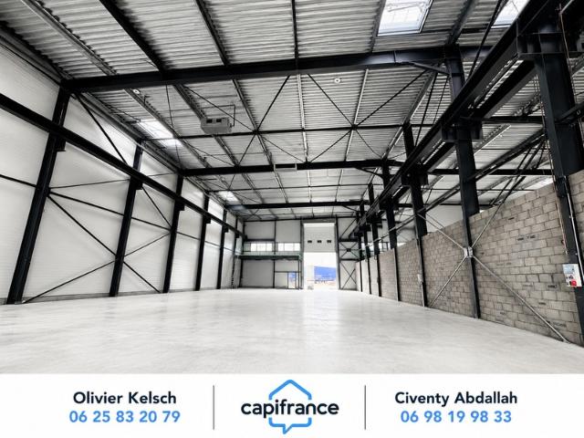 LOCAL INDUSTRIEL NEUF 1 058 M² À LOUER – PONT ROULANT 12,5 T – HSP 12 M – SAINTE HÉLÈNE SUR ISÈRE 73