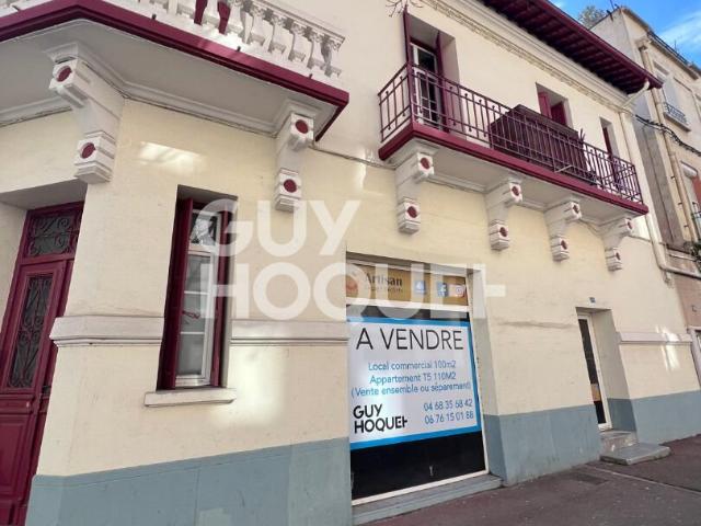 Local Professionnel rénové 100 m2 avec vitrine 100m² Perpignan