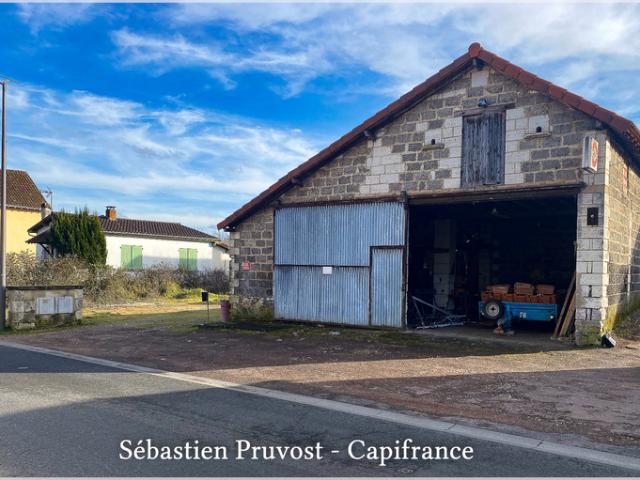 Local/Atelier 110m2 à vendre SAINT PIERRE DE COLE 24 + Terrain jouxtant de 246 m² en zone U
