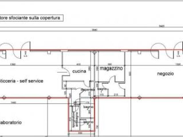 Locale comm.le/Fondo in affitto a Porcari 250 mq Rif: 1283004
