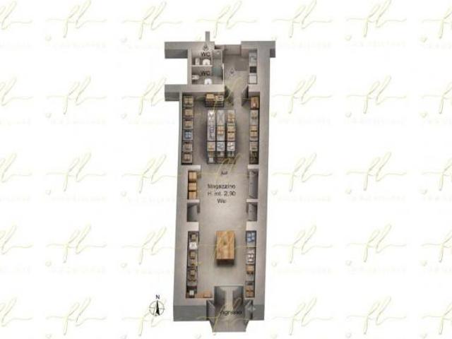 Locale comm.le/Fondo in vendita a Livorno 50 mq Rif: 1427599