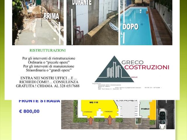 Locale commerciale da ristrutturare, Baronissi centro