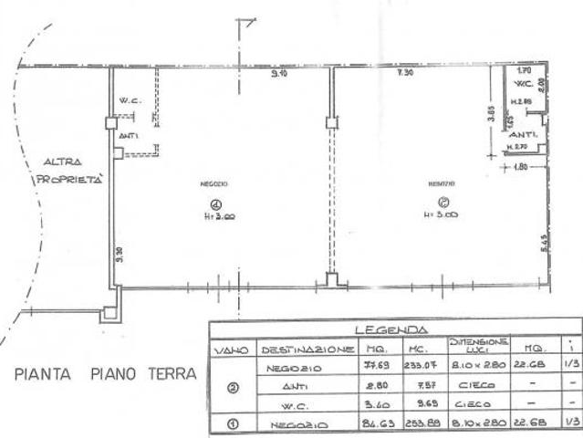 Locale commerciale in vendita a Cervia