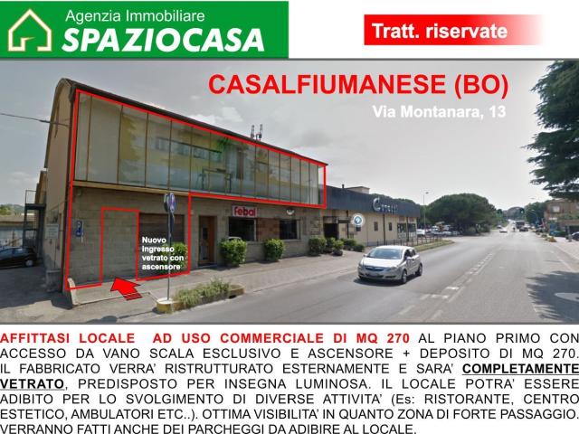 Locale in affitto di 480 m² in Via Montanara, 13