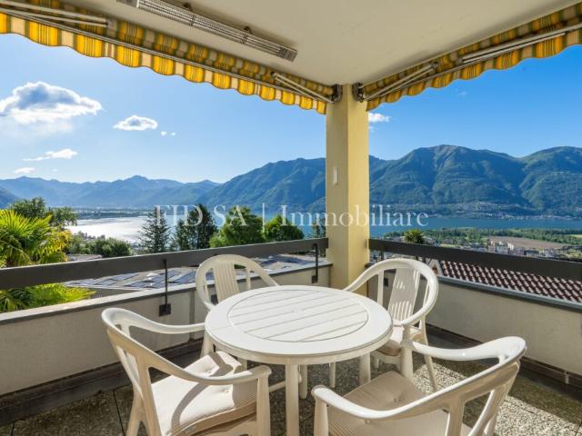 LOCARNO MONTI Appartamento con splendida vista sul Lago Maggiore