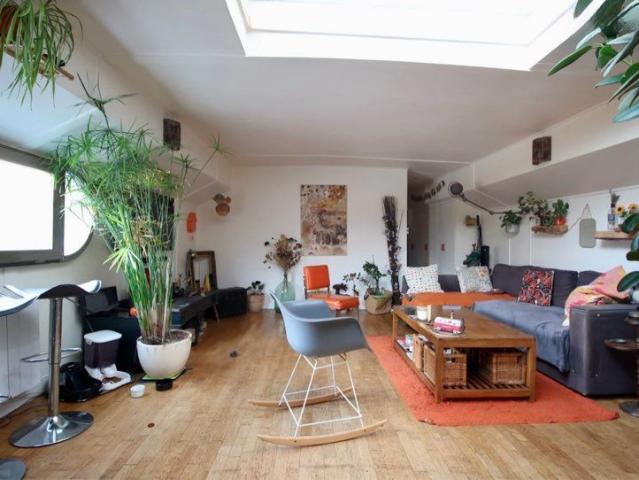 Location 65 m2 sur péniche