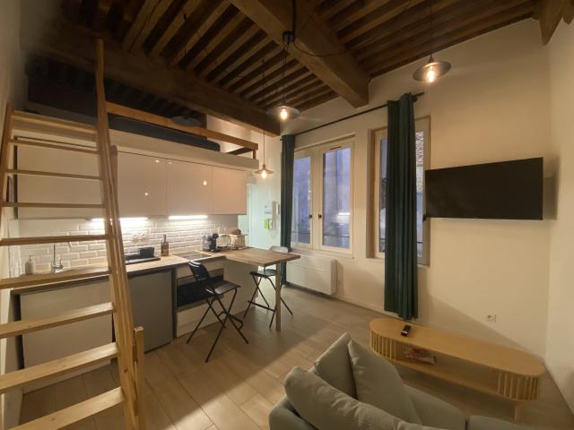 LOCATION 69002 LYON APPARTEMENT T1BIS LYON CENTRE proche rue mercière