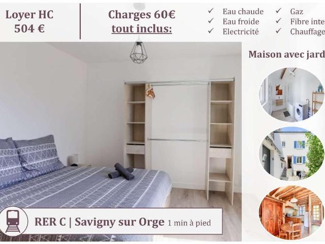 location 9 pièces meublée de 130 m² à Savigny sur Orge