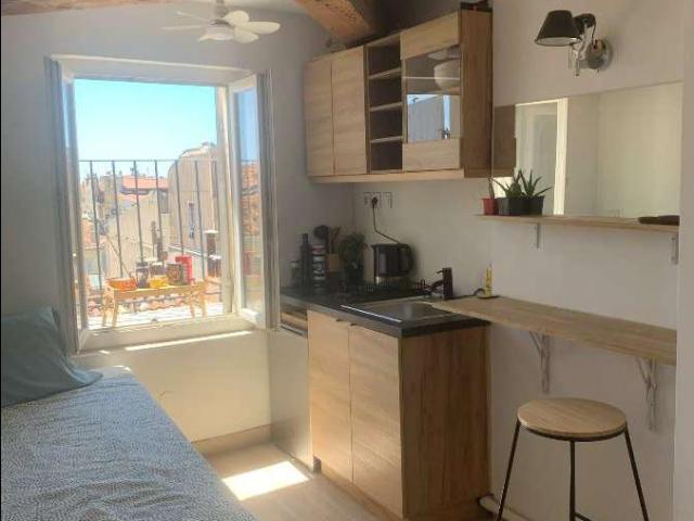 Location 1 pièce meublée de 10 m² à Marseille