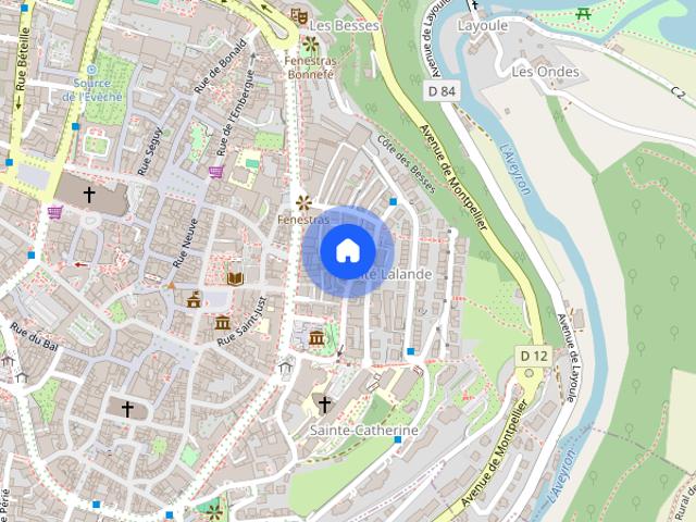LOCATION T3 RODEZ SANS FRAIS D'AGENCE