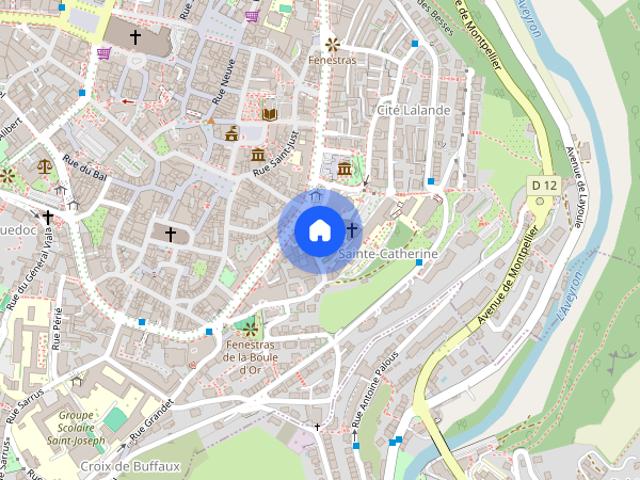 LOCATION T1 BIS RODEZ BOURRAN SANS FRAIS D'AGENCE