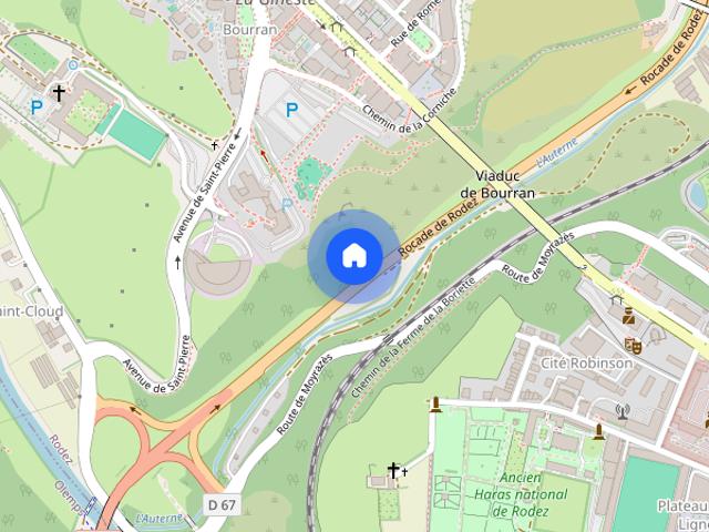 LOCATION T1BIS RODEZ BOURRAN SANS FRAIS D'AGENCE