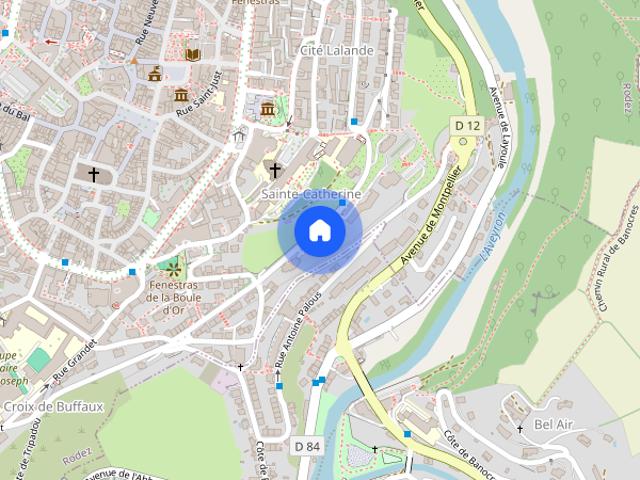 LOCATION T1BIS RODEZ SANS FRAIS D'AGENCE
