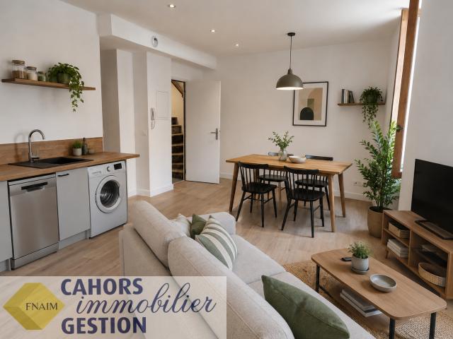 Location T2 CŒUR DE VILLE CAHORS | CAHORS IMMOBILIER GESTION