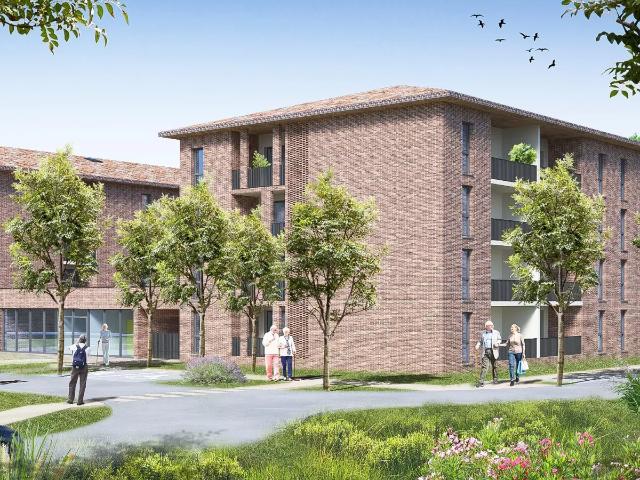Location T2 en en Résidence Seniors Serenly à Baziège