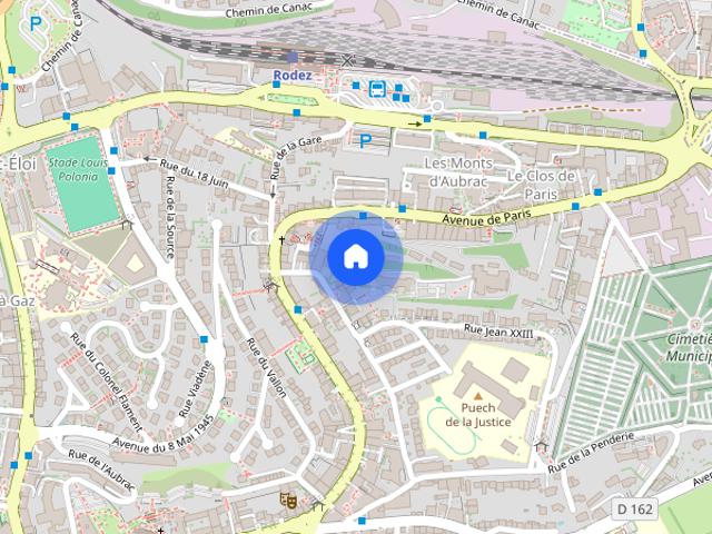 LOCATION T2BIS MEUBLE RODEZ SANS FRAIS D'AGENCE