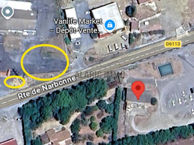 Location Terrain 500 m2 Lézignan Corbières