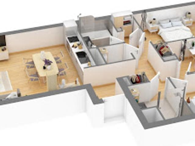 Location Appartement 4 pièces 85 m2 Rouen