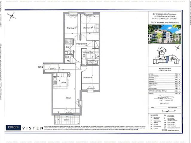 Location Appartement 4 pièces 86 m2 Joinville le Pont