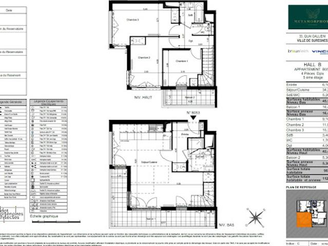 Location Appartement 4 pièces 92 m2 Suresnes