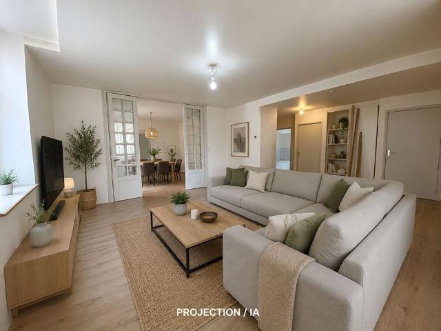 Location appartement 4 pièces, 120.91m², Lunéville