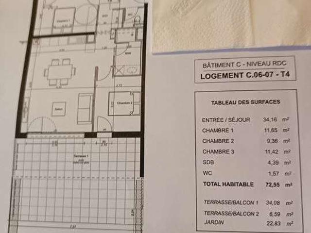 Location appartement 4 pièces Luc la Primaube 12