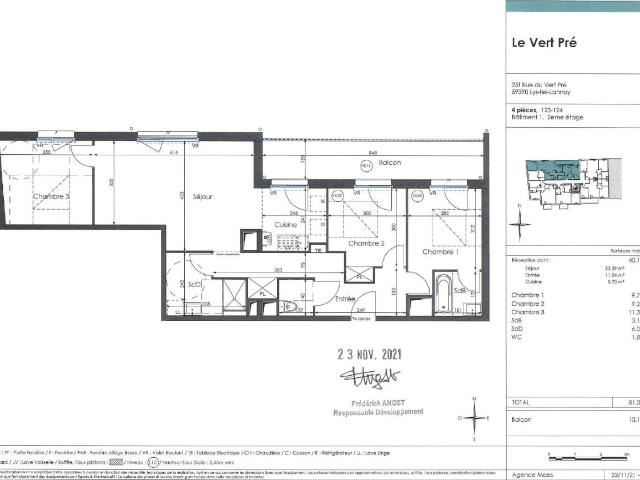 Location appartement 4 pièces LYS LEZ LANNOY 82m² à 885.17€/mois CDC Habitat