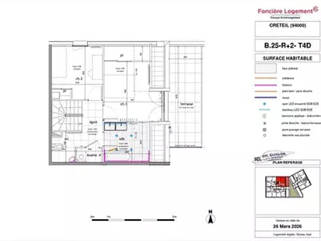 location appartement, 76.99 m²