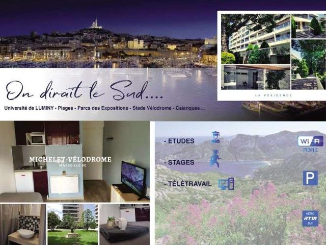 Location appartement 1 pièce Marseille 8e 13