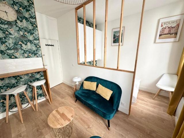 Location Appartement 1 pièce Meublé 16m² TOURS 37000