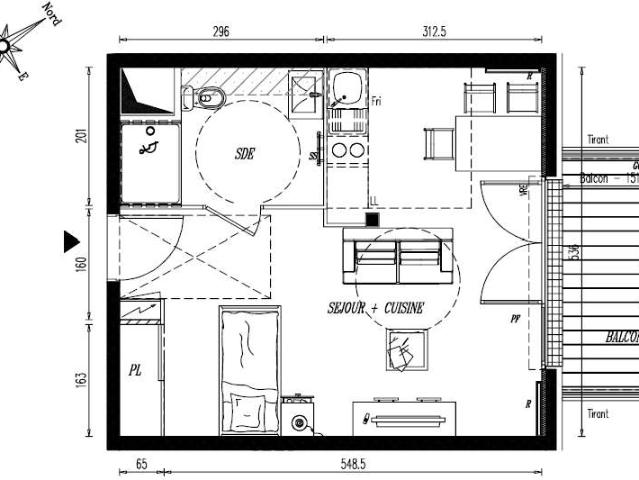 Location appartement 1 pièce Angers 49