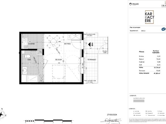 Location appartement 1 pièce LE KREMLIN BICETRE 32m² à 860.17€/mois CDC Habitat