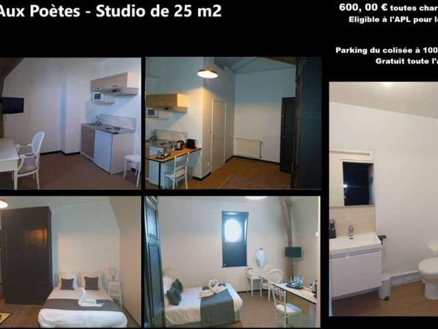 Location appartement 1 pièce Roubaix 59