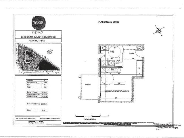 Location appartement 1 pièce ST JULIEN EN GENEVOIS 30m² à 642.31€/mois CDC Habitat