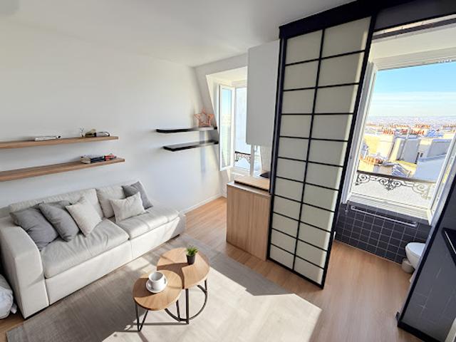Location Appartement 1 pièce 15 m2 Paris 18ème