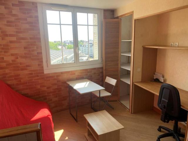 Location appartement 1 pièce, 16.53m², Nantes