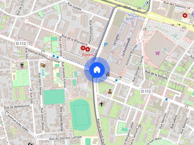 Location Appartement 1 pièce 17m² ST MARTIN D HERES 38400