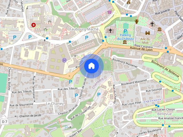 Location Appartement 1 pièce 18m² JACOB BELLECOMBETTE 73000