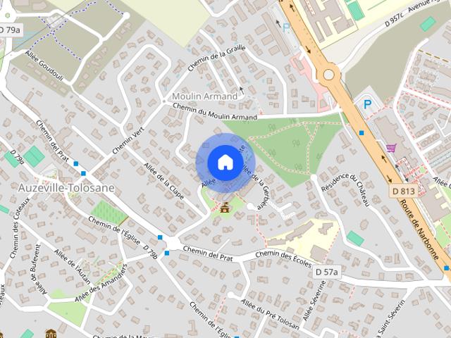 Location Appartement 1 pièce 19m² AUZEVILLE TOLOSANE 31320