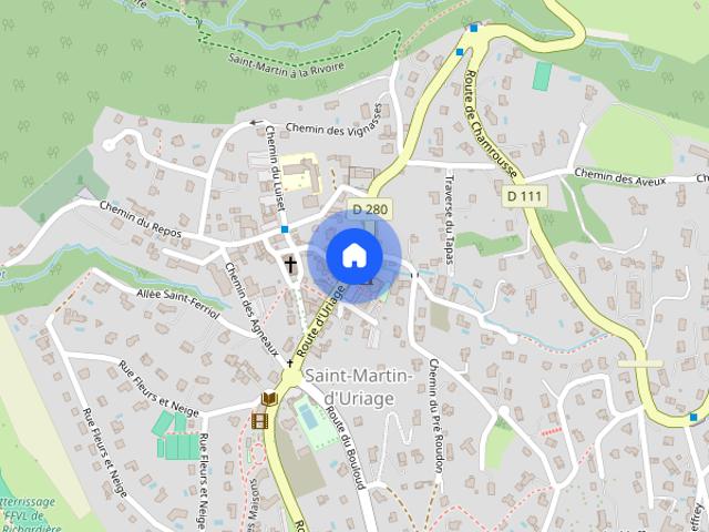 Location Appartement 1 pièce 19m² ST MARTIN D URIAGE 38410