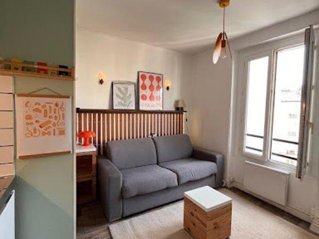 Location Appartement 1 pièce 13 m2 Paris 20ème