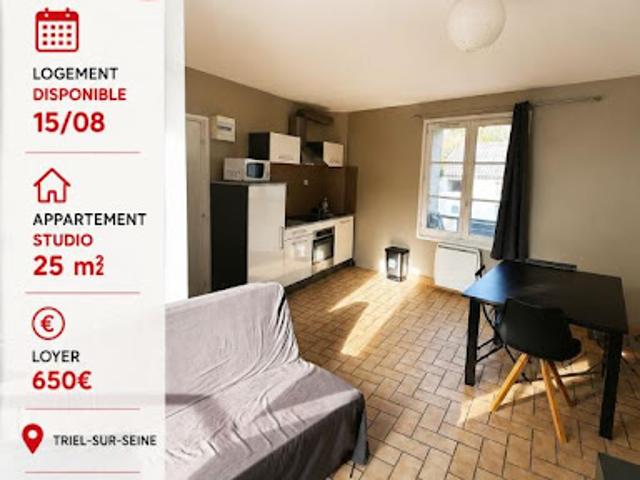 Location Appartement 1 pièce 25 m2 Triel sur Seine