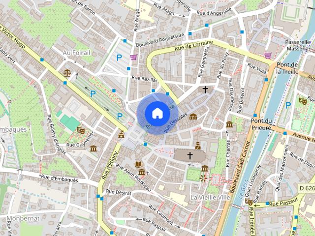 Location appartement 1 pièce 25.24m² à Auch 32000