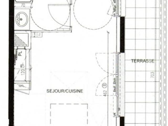 Location Appartement 1 pièce 26 m2 Orsay