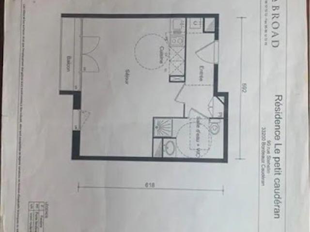 Location Appartement 1 pièce 34 m2 Bordeaux