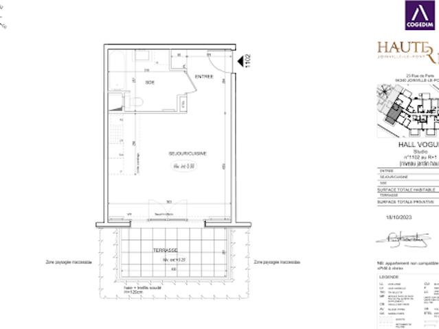 Location Appartement 1 pièce 34 m2 Joinville le Pont