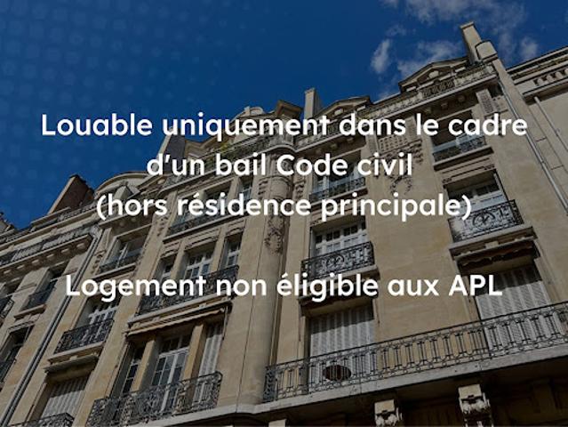 Location Appartement 1 pièce 8.93 m2 Paris 7ème
