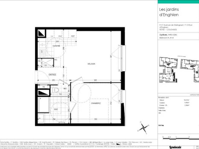 Location Appartement 2 pièces 43 m2 Colombes
