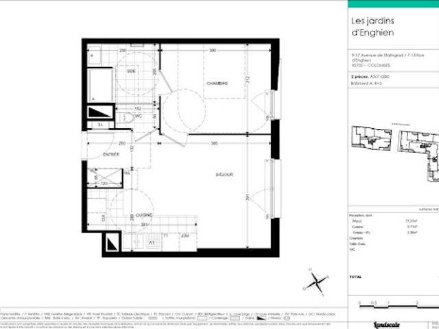 Location Appartement 2 pièces 43 m2 Colombes